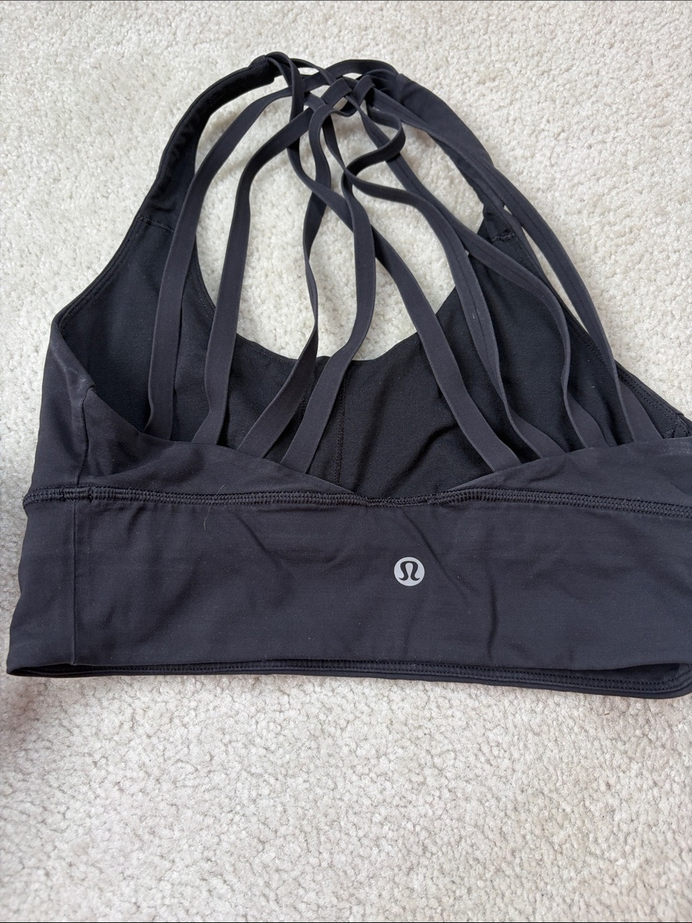 lululemon athletica Black Multi-Strap Sports Bra